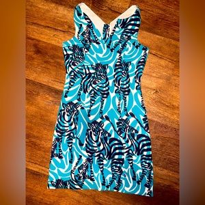 Lilly Pulitzer Madeline Game Zebra Shift Dress Size 2